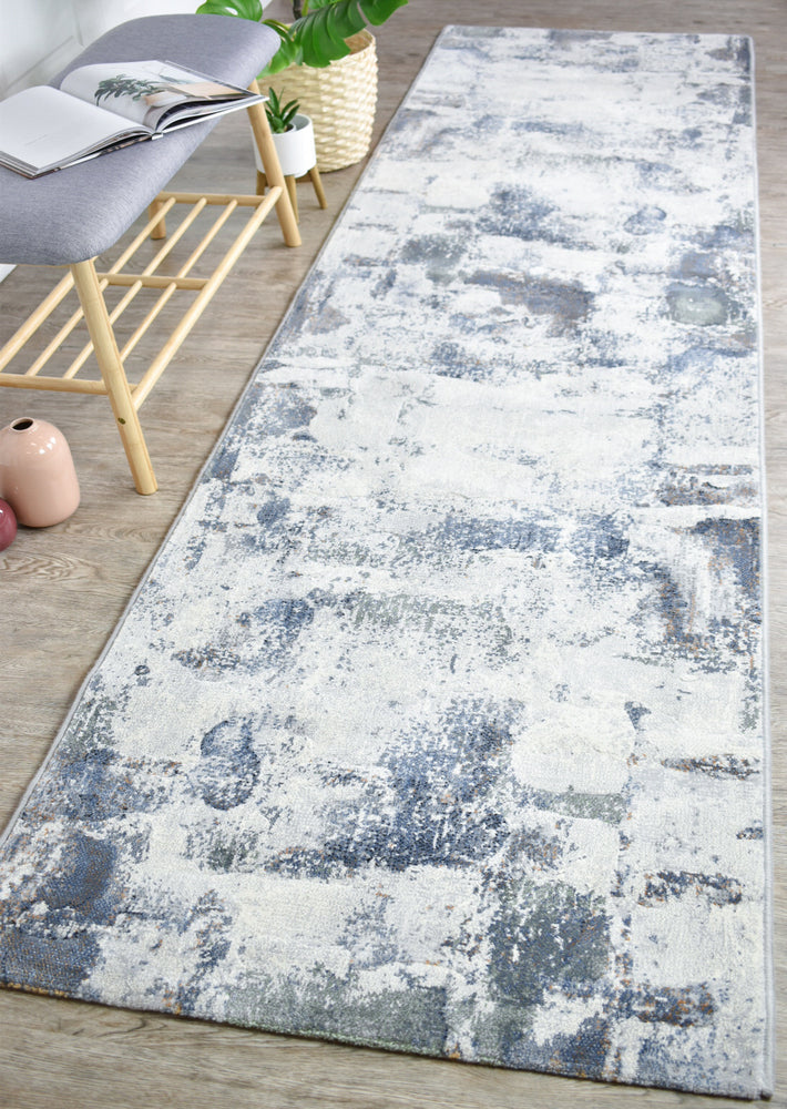 Zenith Blue Grey Contemporary Runner Rug, [cheapest rugs online], [au rugs], [rugs australia]