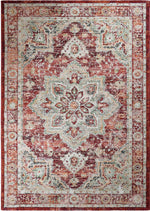 Zenith Red Green Ivory Traditional Rug, [cheapest rugs online], [au rugs], [rugs australia]