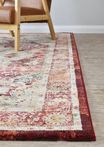 Zenith Red Green Ivory Traditional Rug, [cheapest rugs online], [au rugs], [rugs australia]
