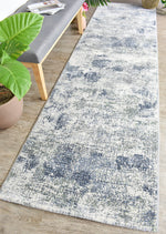 Zenith Blue Abstract Runner Rug, [cheapest rugs online], [au rugs], [rugs australia]