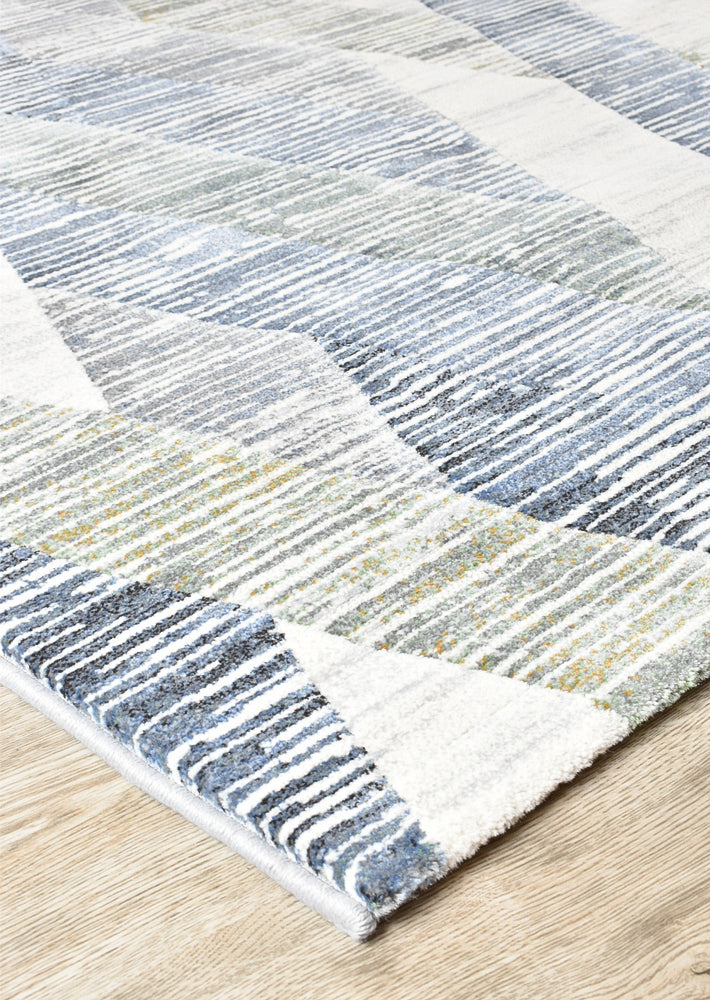 Zenith Blue Grey Geometric Contemporary Rug, [cheapest rugs online], [au rugs], [rugs australia]