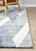 Zenith Blue Grey Geometric Contemporary Rug, [cheapest rugs online], [au rugs], [rugs australia]