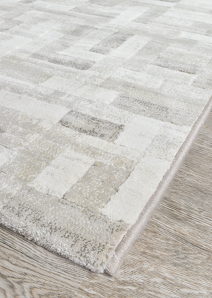 Zenith Cream Neutral Beige Patchwork Runner Rug, [cheapest rugs online], [au rugs], [rugs australia]
