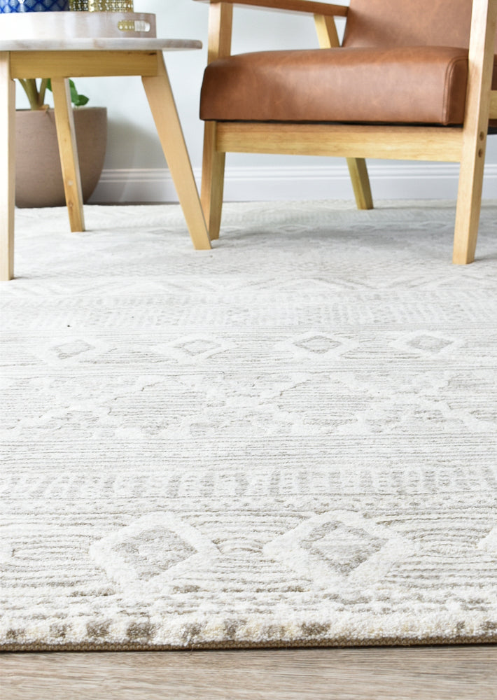 Zenith Cream Neutral Beige Tribal Rug, [cheapest rugs online], [au rugs], [rugs australia]
