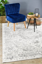 Ocean Breeze Light Grey Transitional Grace Rug, [cheapest rugs online], [au rugs], [rugs australia]