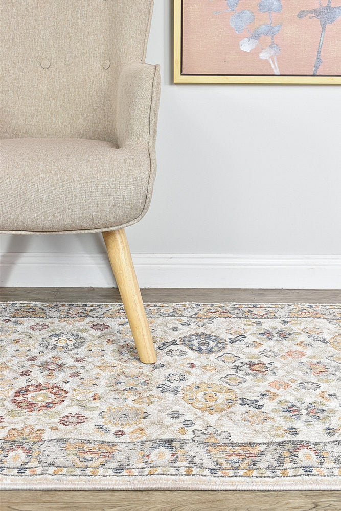 Ocean Breeze Cream Transitional Runner Rug, [cheapest rugs online], [au rugs], [rugs australia]