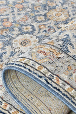 Ocean Breeze Dark Blue Transitional Runner Rug, [cheapest rugs online], [au rugs], [rugs australia]