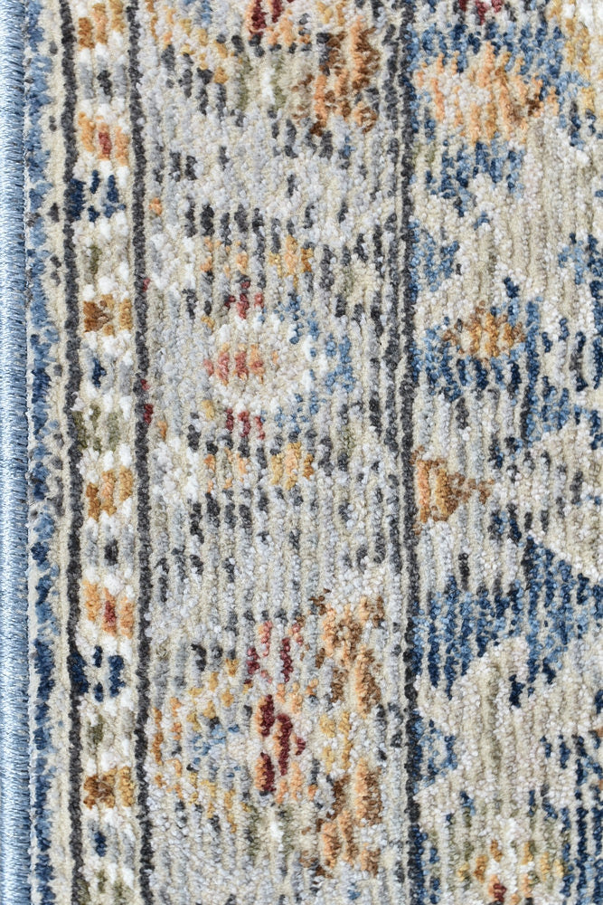 Ocean Breeze Dark Blue Transitional Runner Rug, [cheapest rugs online], [au rugs], [rugs australia]