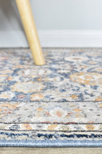 Ocean Breeze Dark Blue Transitional Runner Rug, [cheapest rugs online], [au rugs], [rugs australia]