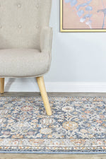 Ocean Breeze Dark Blue Transitional Rug, [cheapest rugs online], [au rugs], [rugs australia]