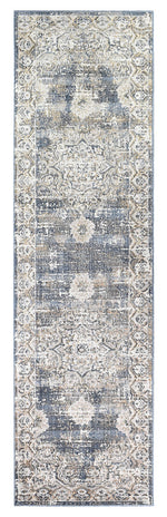 Ocean Breeze Dark Blue Transitional Grace Runner Rug, [cheapest rugs online], [au rugs], [rugs australia]