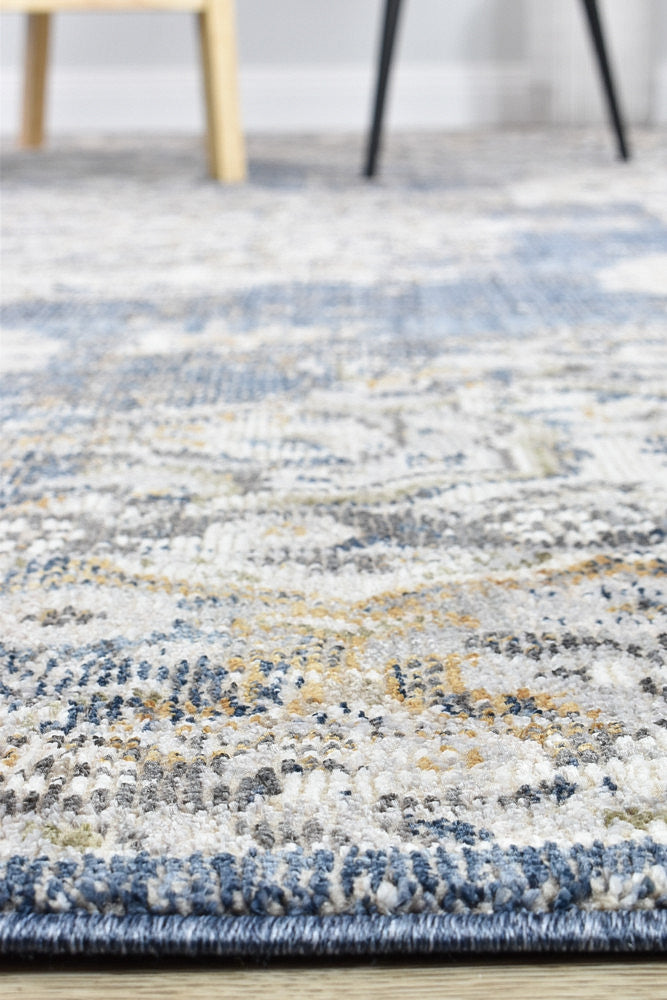 Ocean Breeze Dark Blue Transitional Grace Rug, [cheapest rugs online], [au rugs], [rugs australia]