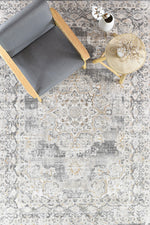 Ocean Breeze Light Grey Transitional Heritage Rug, [cheapest rugs online], [au rugs], [rugs australia]