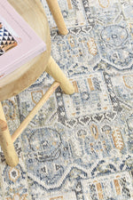 Ocean Breeze Blue Grey Transitional Runner Rug, [cheapest rugs online], [au rugs], [rugs australia]
