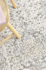 Ocean Breeze Light Grey Transitional Grace Rug, [cheapest rugs online], [au rugs], [rugs australia]