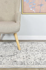 Ocean Breeze Light Grey Transitional Grace Runner Rug, [cheapest rugs online], [au rugs], [rugs australia]