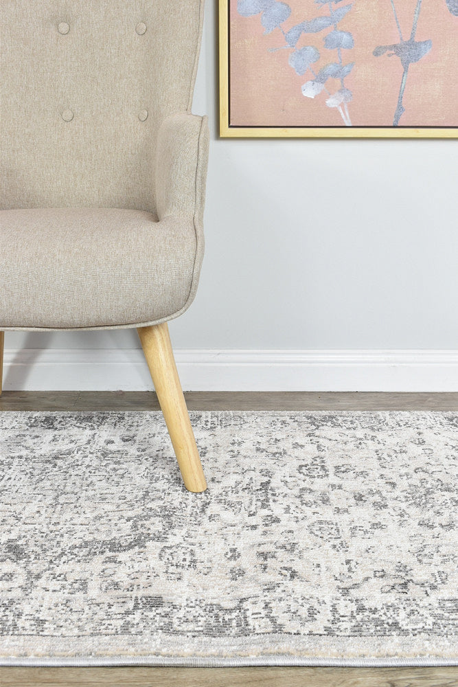 Ocean Breeze Light Grey Transitional Grace Rug, [cheapest rugs online], [au rugs], [rugs australia]
