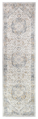 Ocean Breeze Blue Grey Transitional Heritage Runner Rug, [cheapest rugs online], [au rugs], [rugs australia]