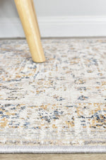 Ocean Breeze Blue Grey Transitional Heritage Runner Rug, [cheapest rugs online], [au rugs], [rugs australia]