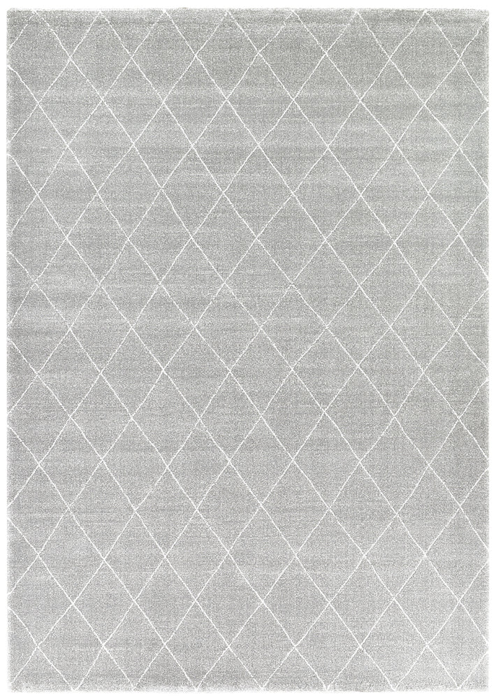 Harmony Silver Modern Plush Diamond Rug, [cheapest rugs online], [au rugs], [rugs australia]