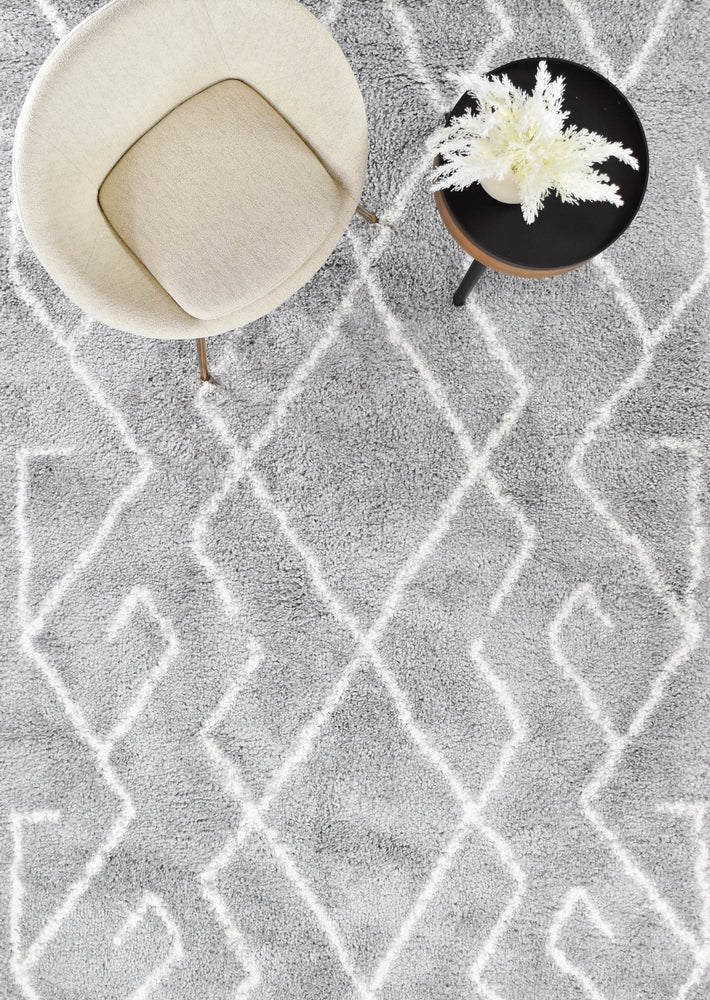 Berber Moroccan Mystique Grey Cream Rug, [cheapest rugs online], [au rugs], [rugs australia]