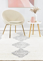 Berber Moroccan Tribe Cream Grey Rug, [cheapest rugs online], [au rugs], [rugs australia]