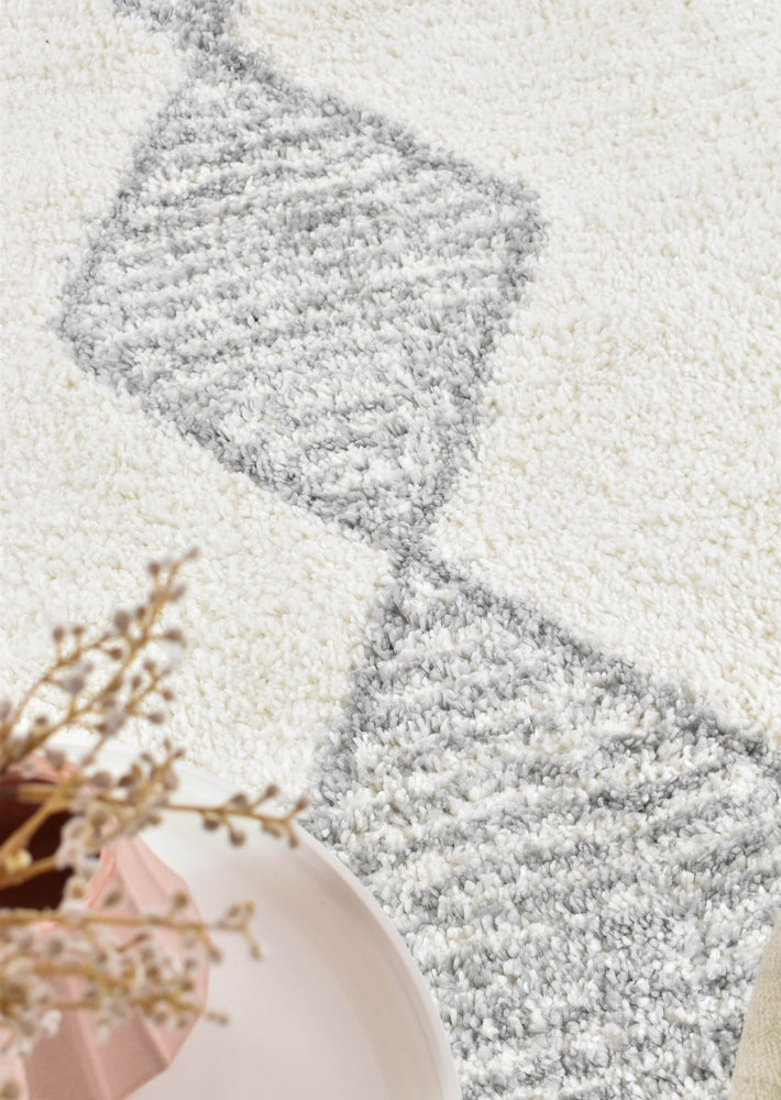 Berber Moroccan Tribe Cream Grey Rug, [cheapest rugs online], [au rugs], [rugs australia]