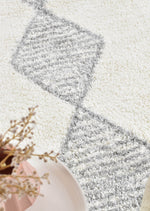 Berber Moroccan Tribe Cream Grey Rug, [cheapest rugs online], [au rugs], [rugs australia]