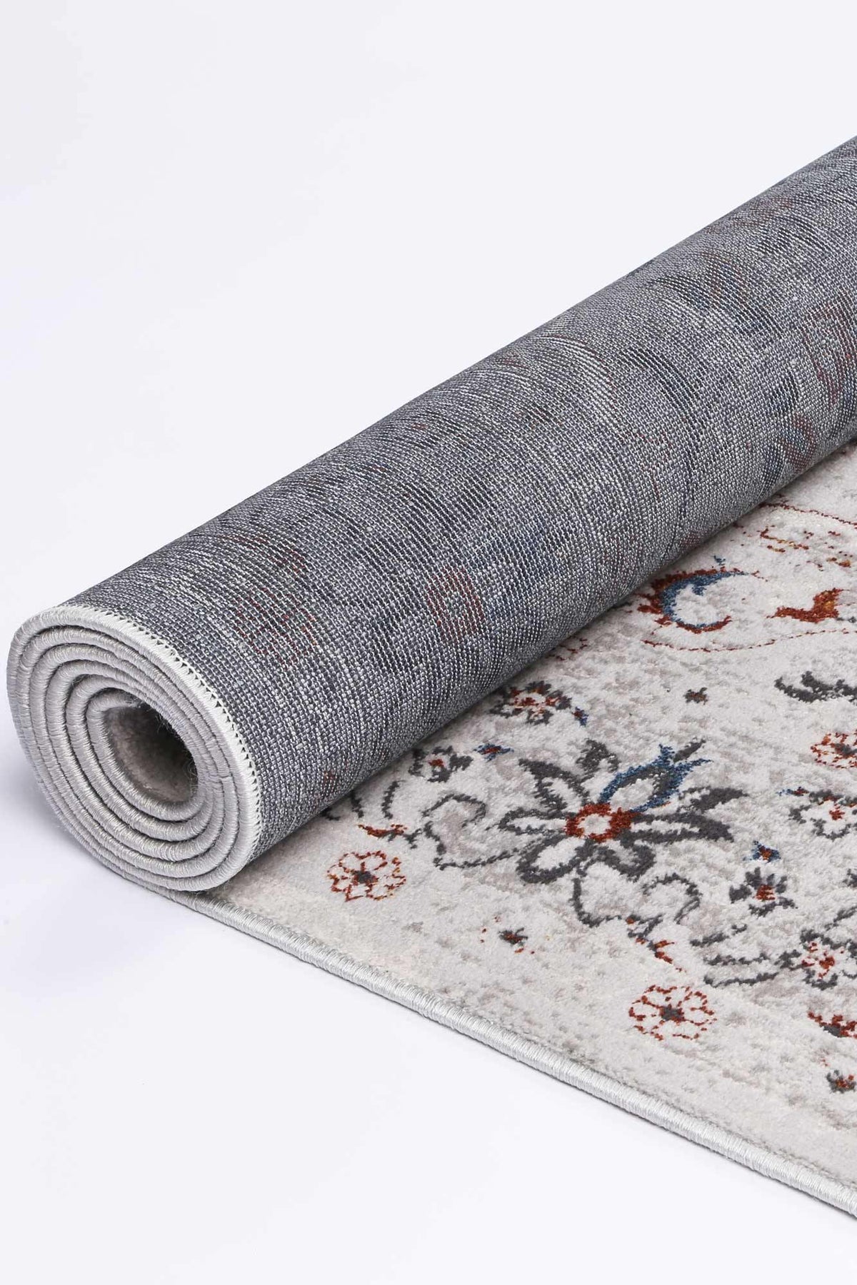 Drift Multi Grey Floral Traditional Rug - The Rugs