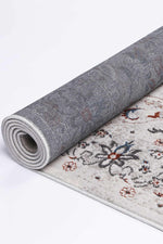 Drift Multi Grey Floral Traditional Rug - The Rugs
