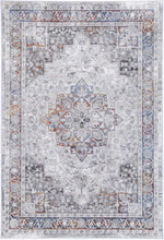 Drift Tribal Grey Multi Floral Rug - The Rugs