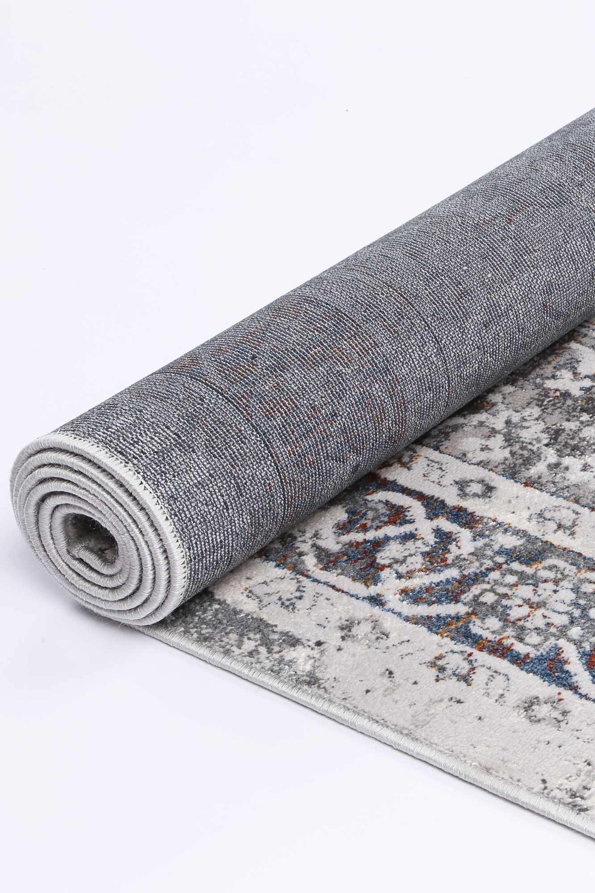 Drift Tribal Grey Multi Floral Rug - The Rugs