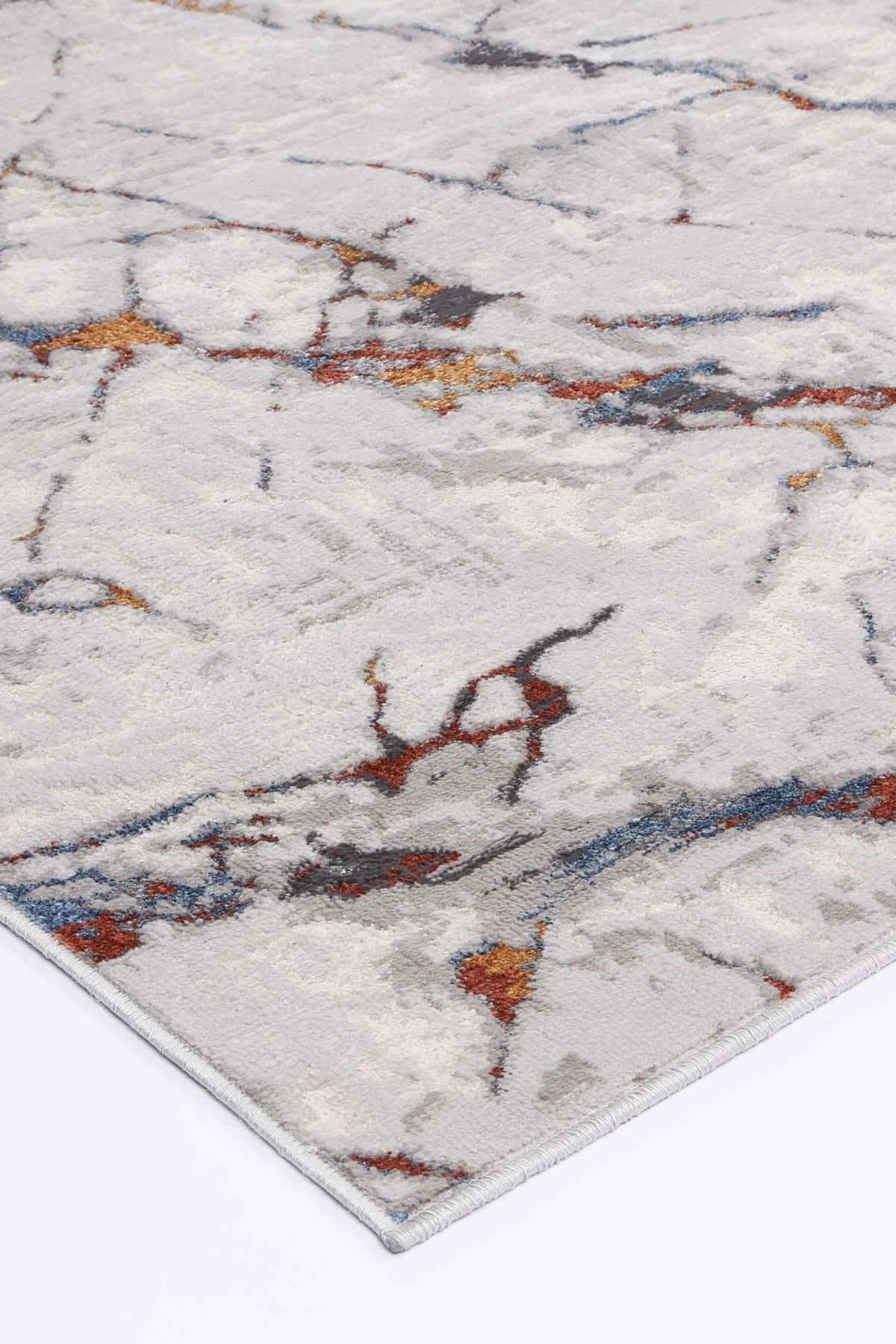 Drift Grey Multi Marble Abstract Rug - The Rugs