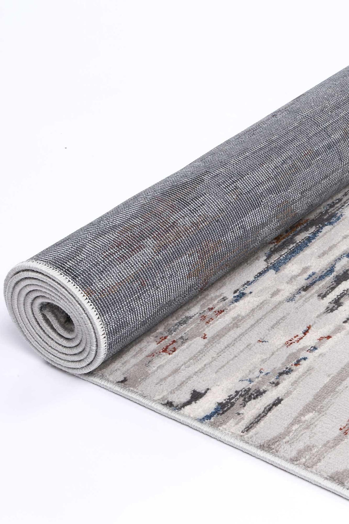 Drift Soft Grey Multi Abstract Rug - The Rugs