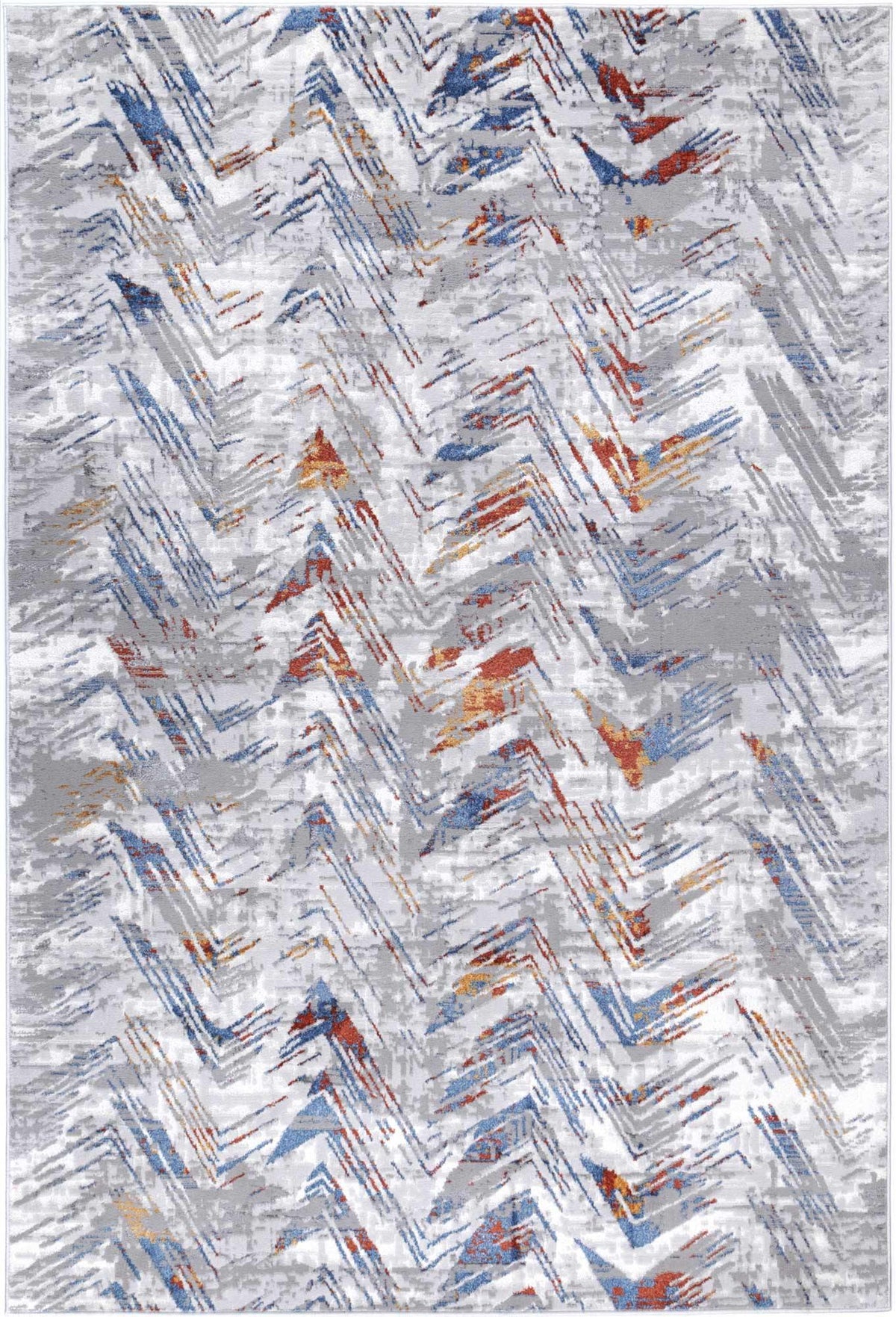 Drift Grey Multi Abstract Rug - The Rugs
