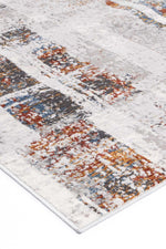 Drift Grey Rust Abstract Rug - The Rugs