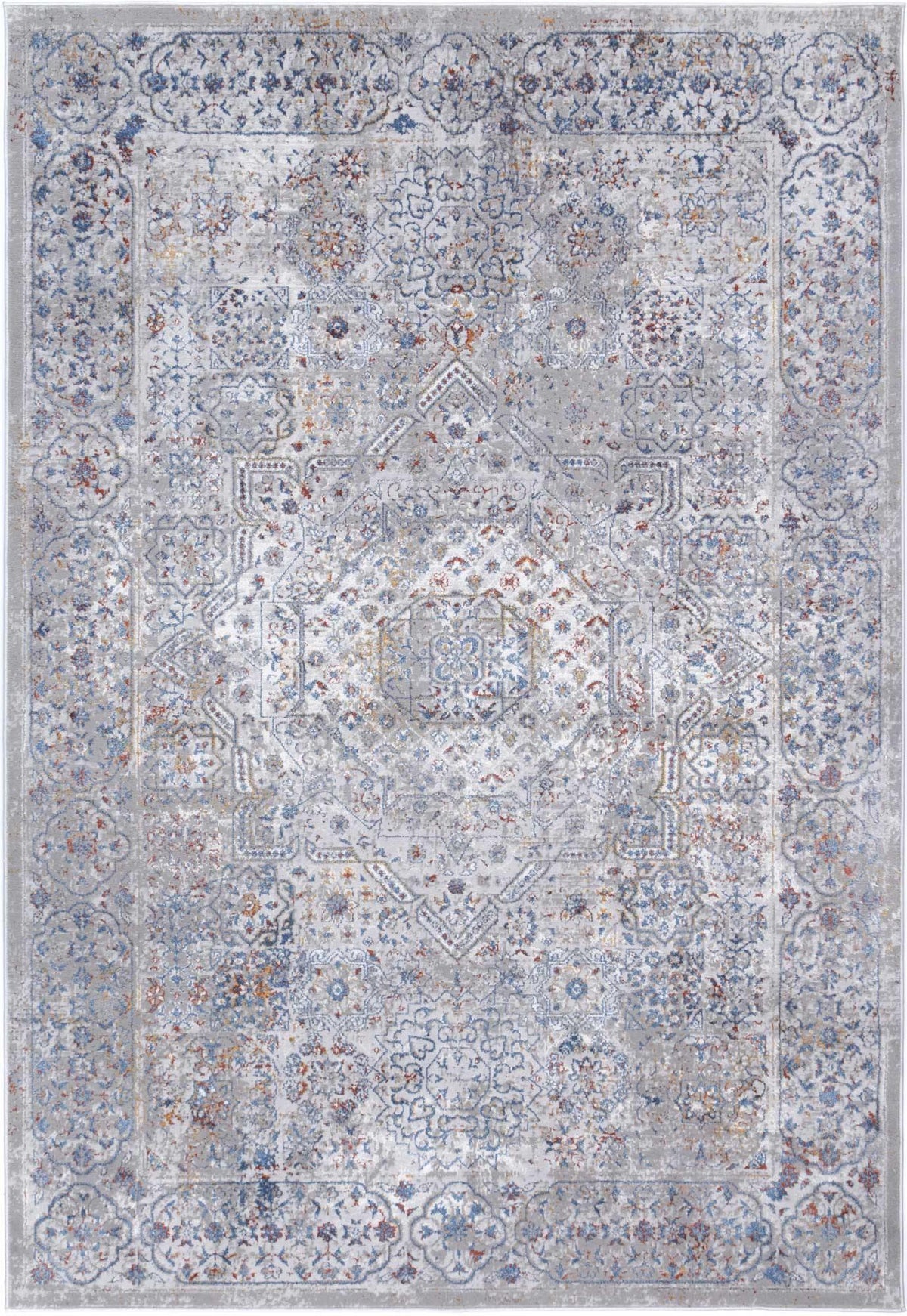 Drift Soft Blue Grey Transitional Rug - The Rugs