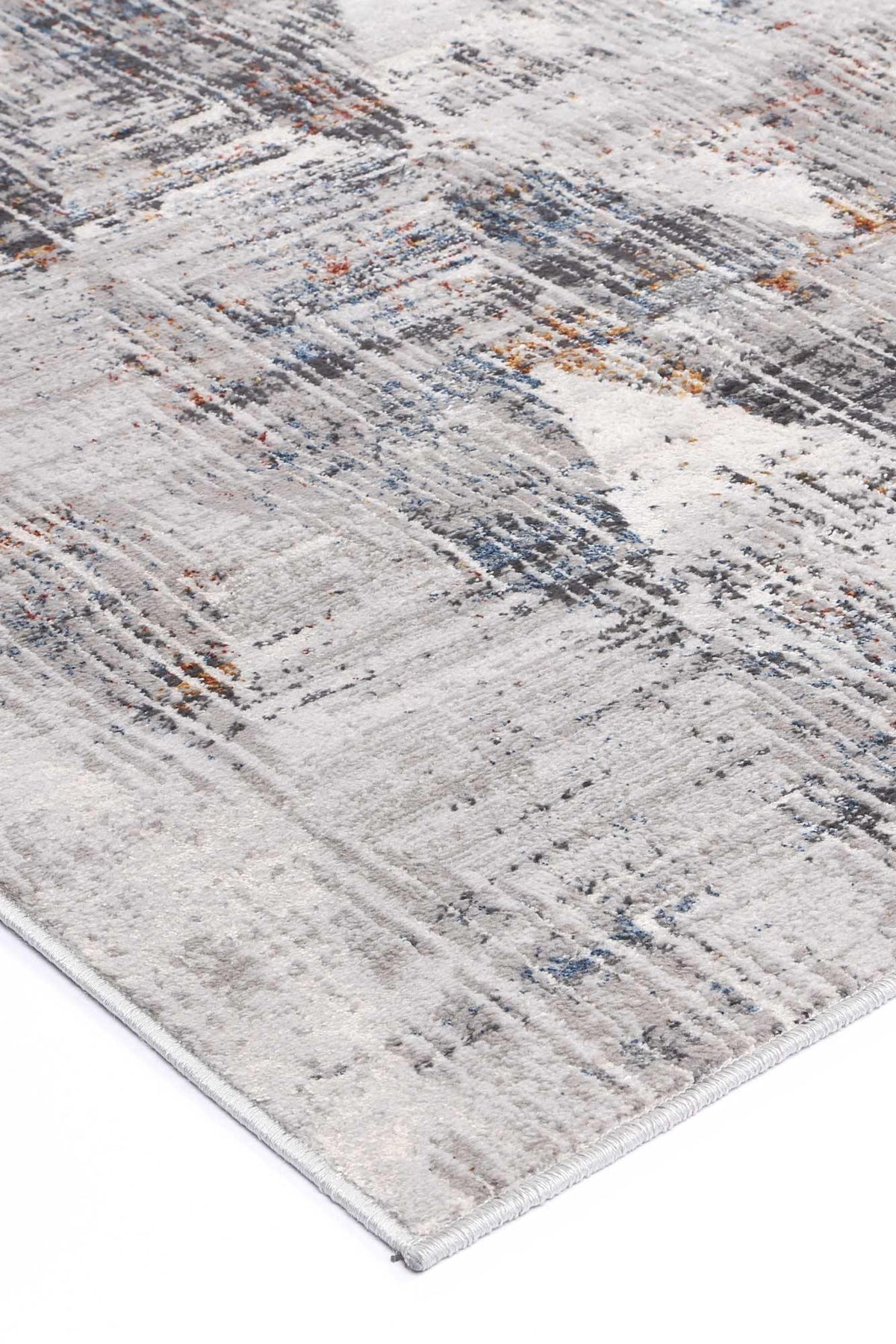 Drift Grey Multi Diamond Transitional Rug - The Rugs
