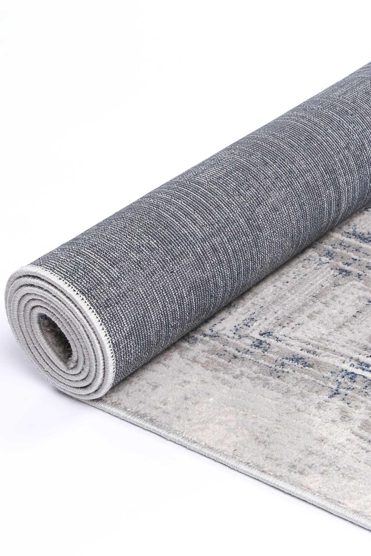 Drift Grey Blue Diamond Rug - The Rugs