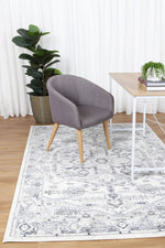 Alpine Grey White Rug