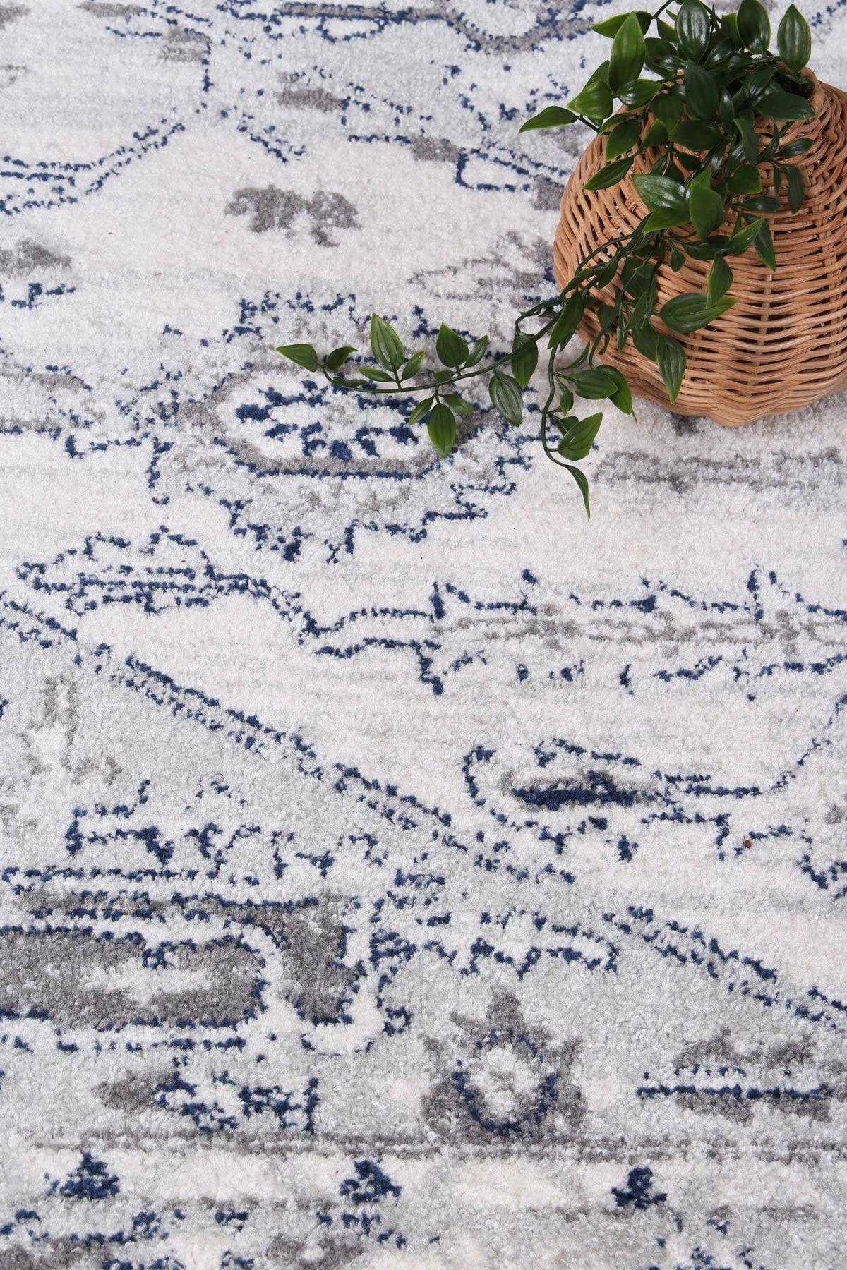 Alpine Grey White Rug