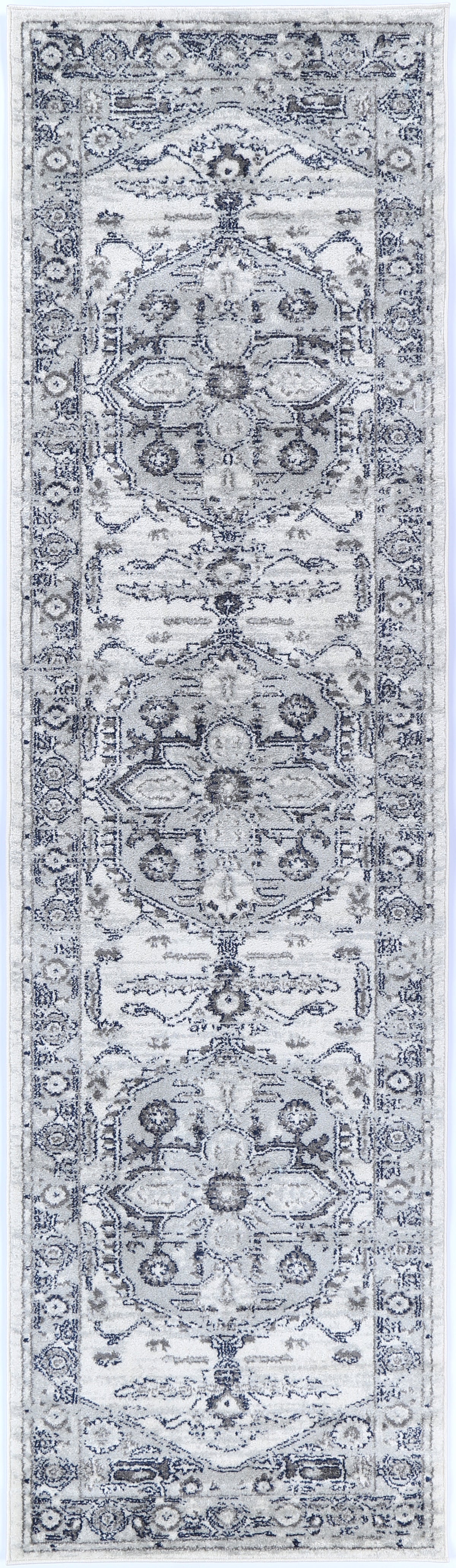 Alpine Grey White Rug