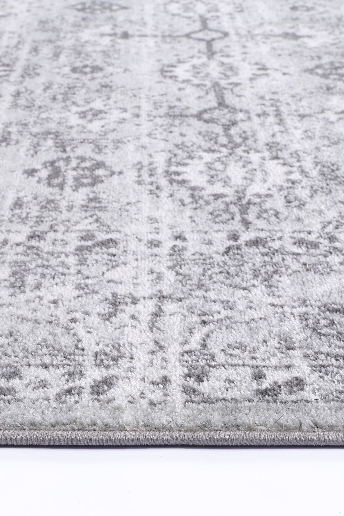 Alpine Grey White Ancient Rug