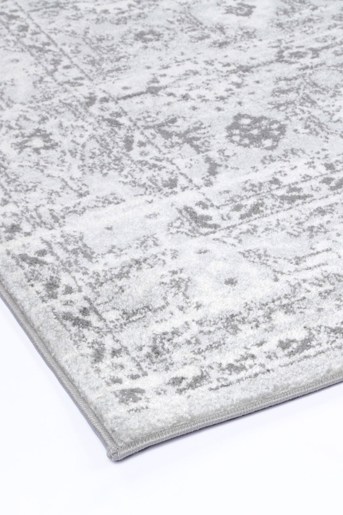 Alpine Grey White Ancient Rug