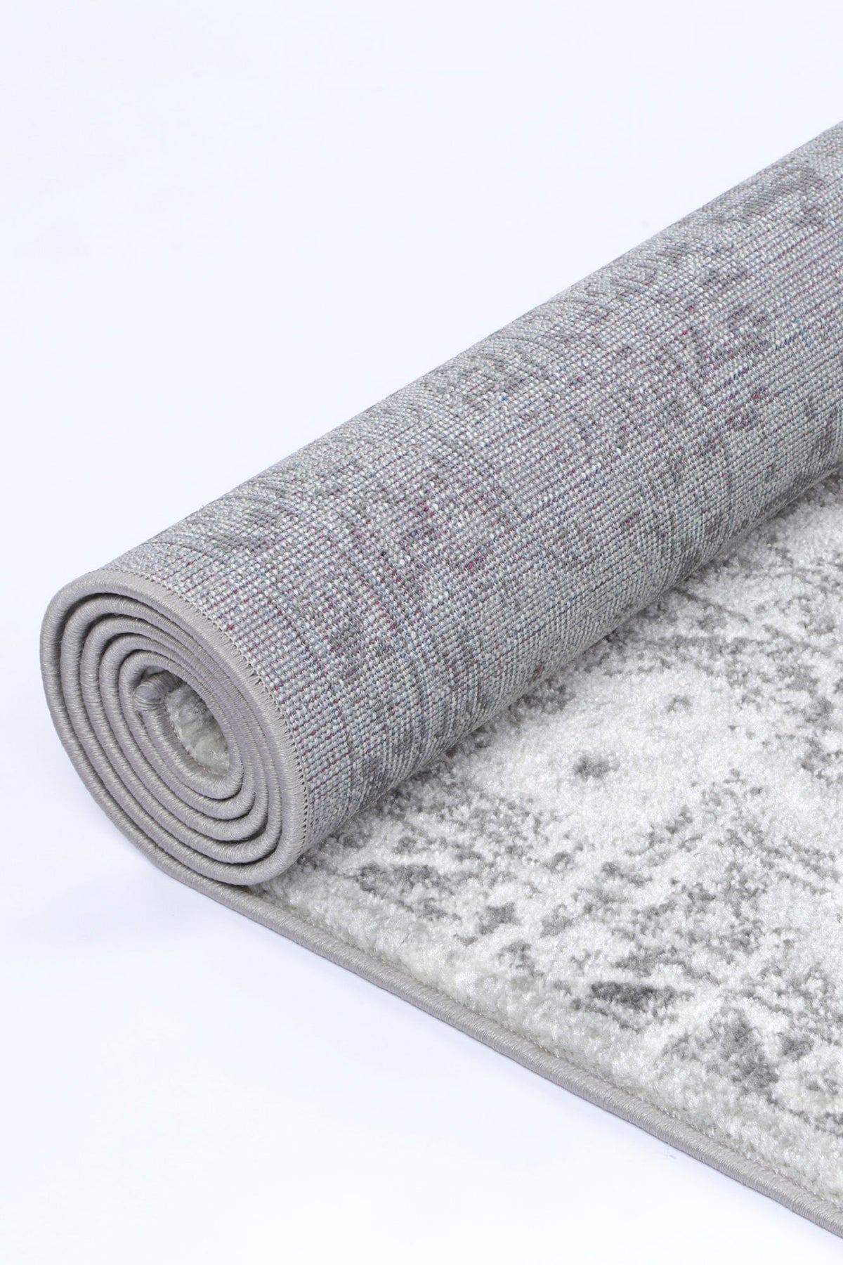 Alpine Grey White Ancient Rug