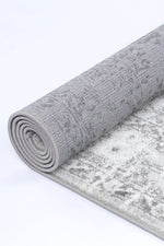 Alpine Grey White Ancient Rug
