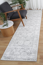Alpine Grey White Ancient Rug