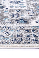 Alpine Cream Blue Traditional Rug