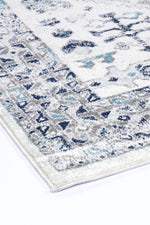 Alpine Cream Blue Traditional Rug