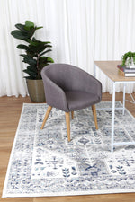 Alpine Cream Blue Traditional Rug
